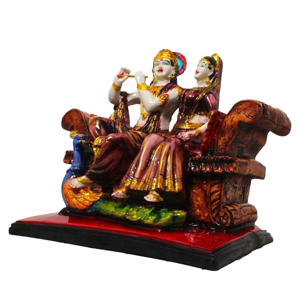 Lord Radha Krishna Spiritual Idol 8.5 Inch ( 22 cm )