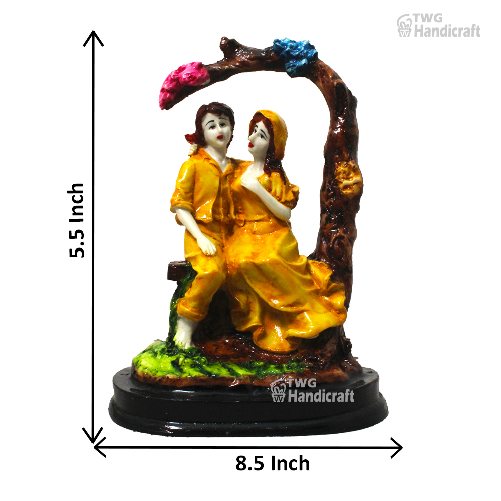 Polyresin Couple Figurine Statue Manufacturers in Meerut | Order Direct Factory 