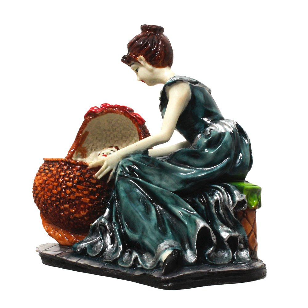 Mother And Child Love Statue Showpiece 6.5 Inch ( 17 cm )