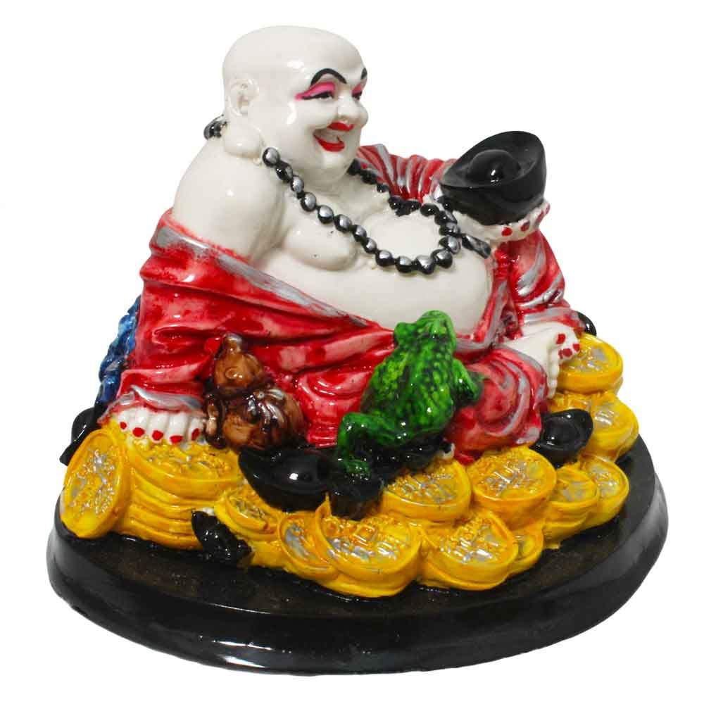 Laughing Buddha Statue Gift 6 Inch ( 15.5 cm )