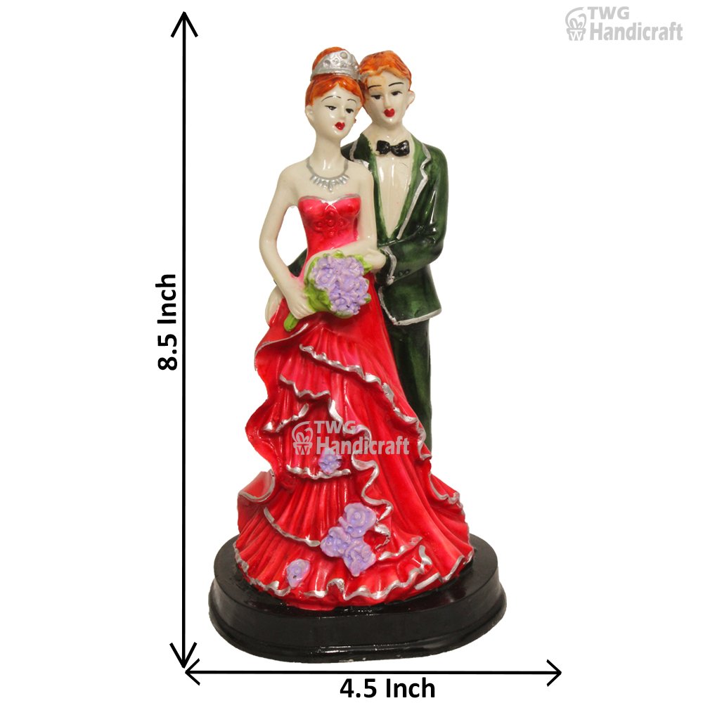 Polyresin Couple Figurine Statue Manufacturers in Delhi |Couple Sculptures Factory Rate