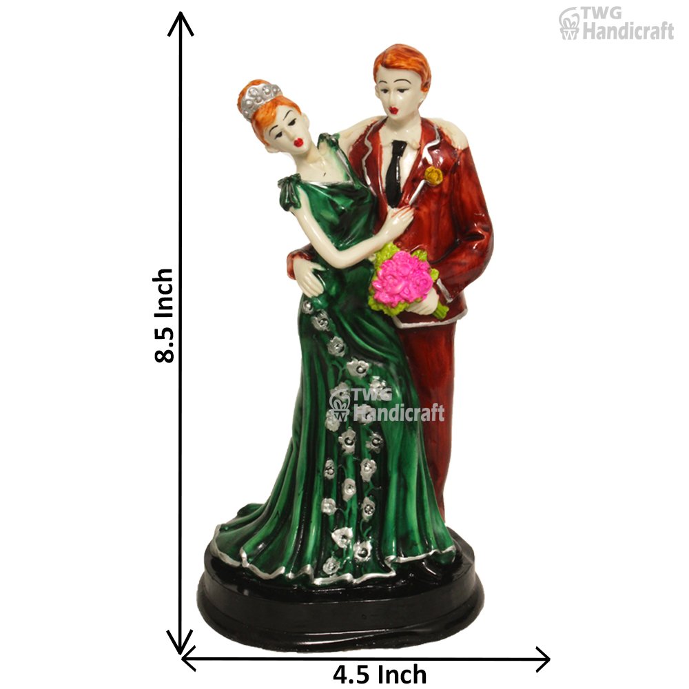 Polyresin Couple Figurine Statue Wholesale Supplier in India |Couple Sculptures Factory Rate