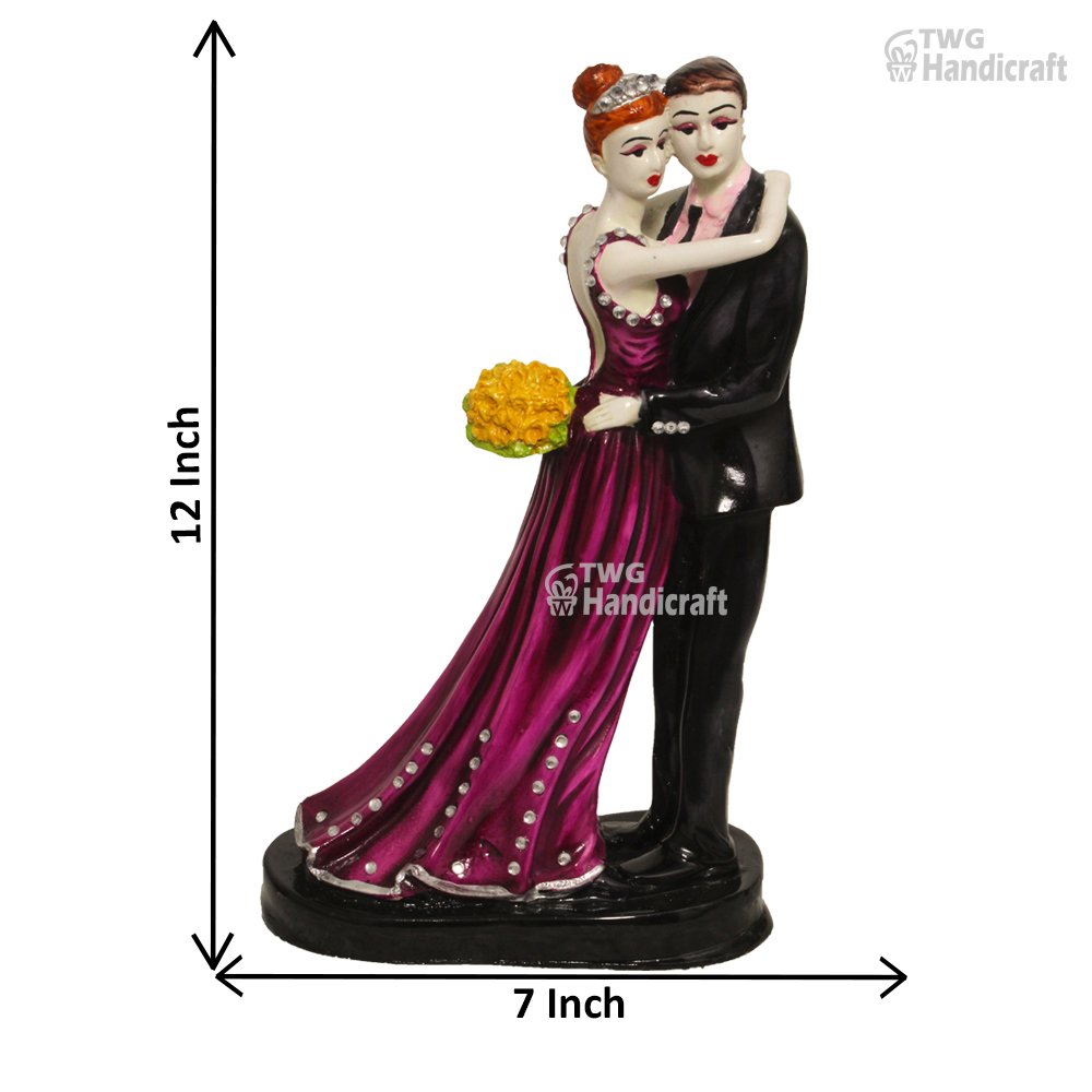 Polyresin Couple Figurine Statue Wholesalers in Delhi Wedding Anniversary Return Gifts
