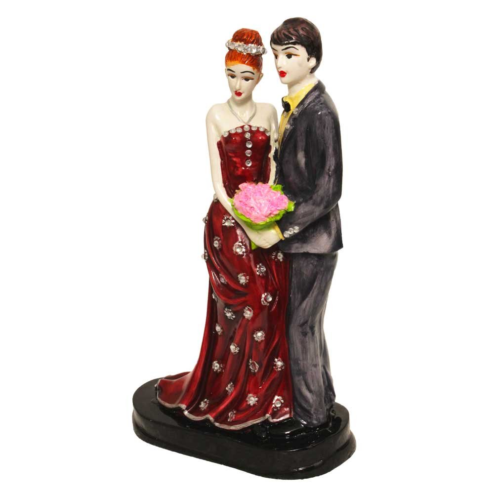 Love Couple Statue Gift Showpiece 12 Inch ( 30.5 cm )