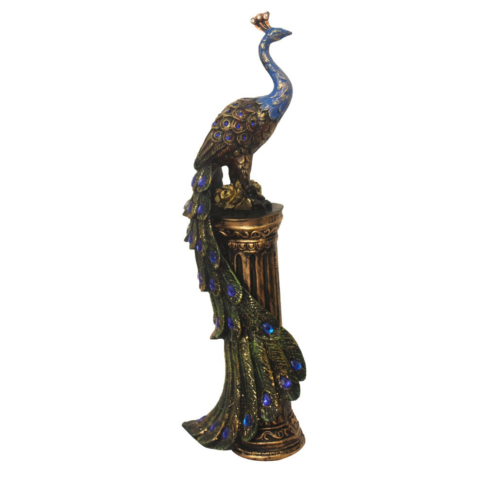 Home Decor Peacock Statue Showpiece 19 Inch