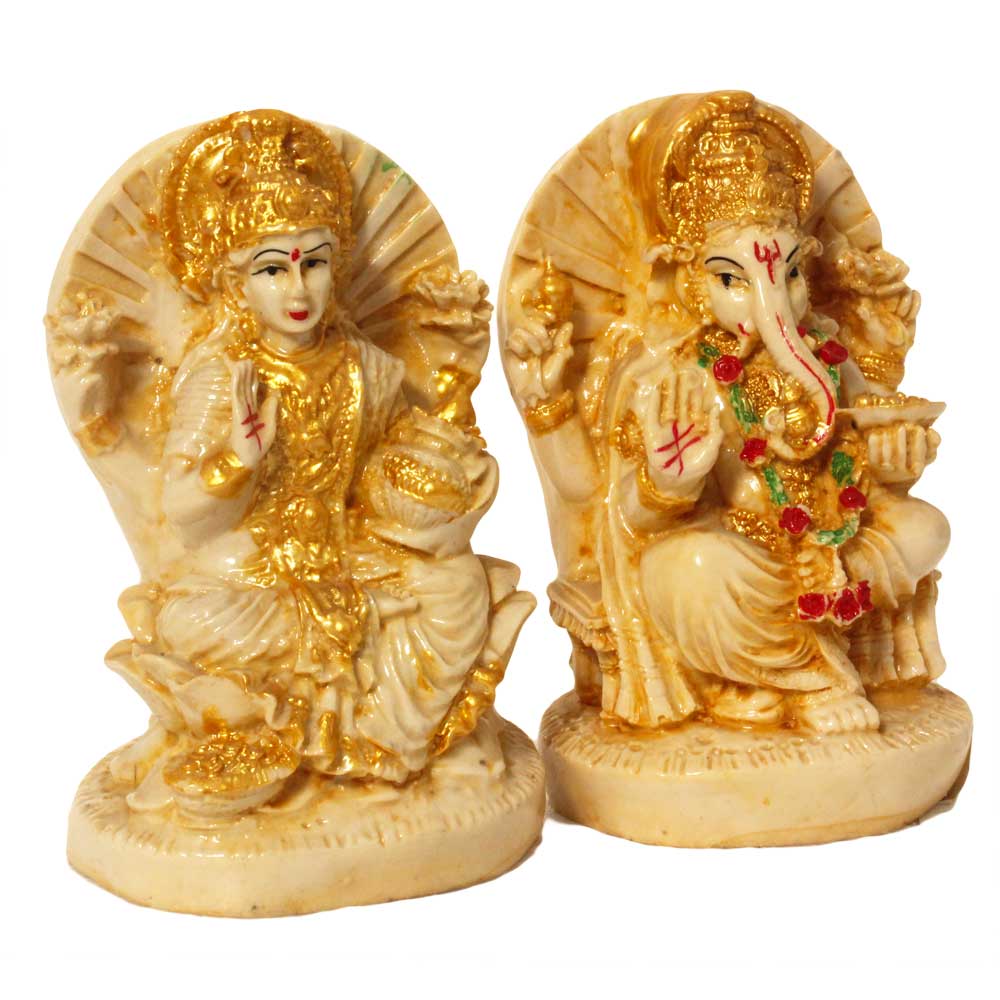 Set of Laxmi Ganesh God Idols 5 Inch