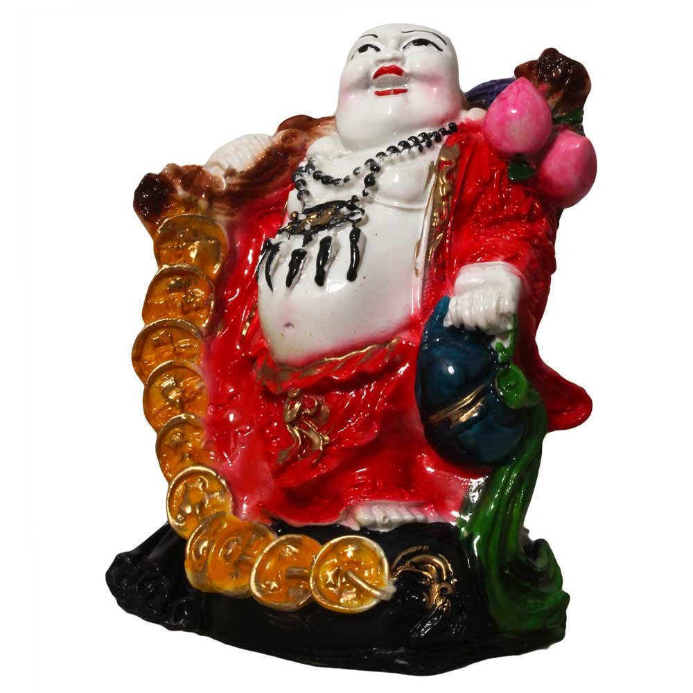 Standing Laughing Buddha Showpiece 5.5 Inch ( 14 cm )