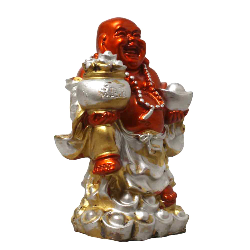 Home Decorative Laughing Buddha Good Luck Gift 6.5 Inch ( 17 cm )