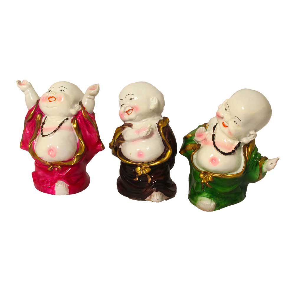 Handicraft Baby Laughing Buddha Showpiece 4 Inch ( 10.5 cm )