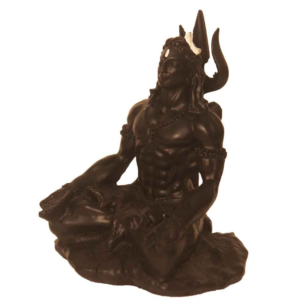 Shiva Back Trishul Idol 3.75 Inch ( 10 cm )