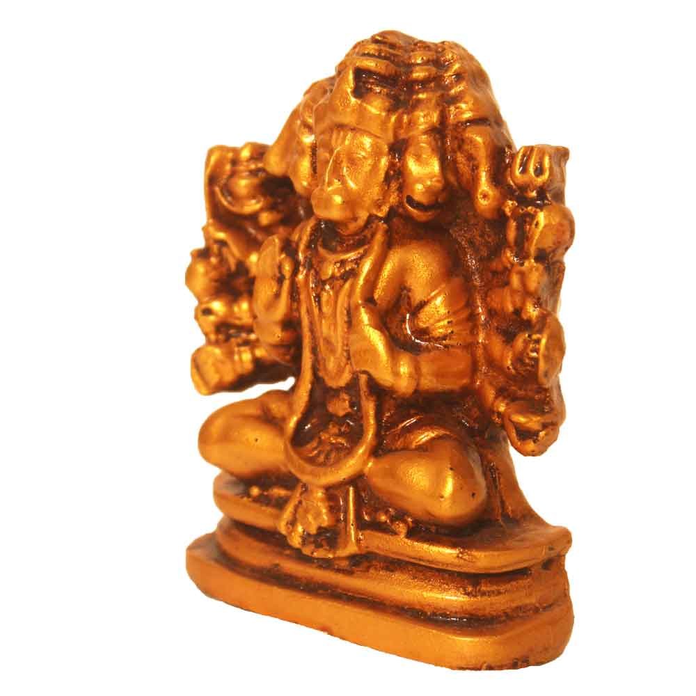 Five Face Hanuman Statue 3.5 Inch ( 9.5 cm )