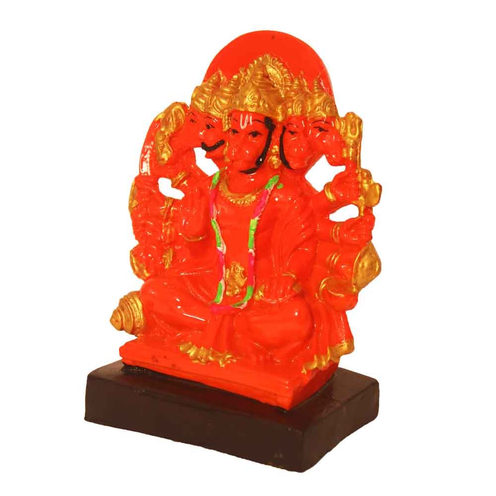 Panchmukhi Hanuman Statue 6.5 Inch ( 17.5 cm )