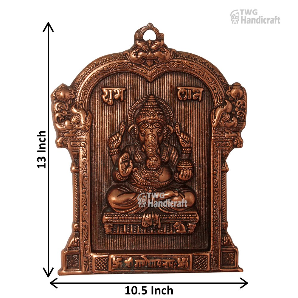 Ganesha Metal Statue Wholesale Supplier in India Multicolor Metal Gane