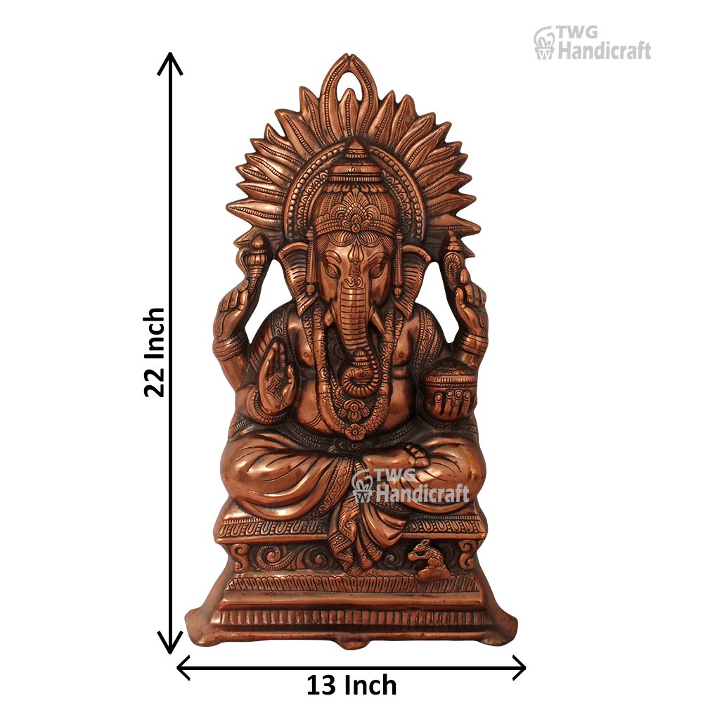 Ganesha Metal Statue Wholesalers in Delhi TWG Handicraft - Wall Hanging