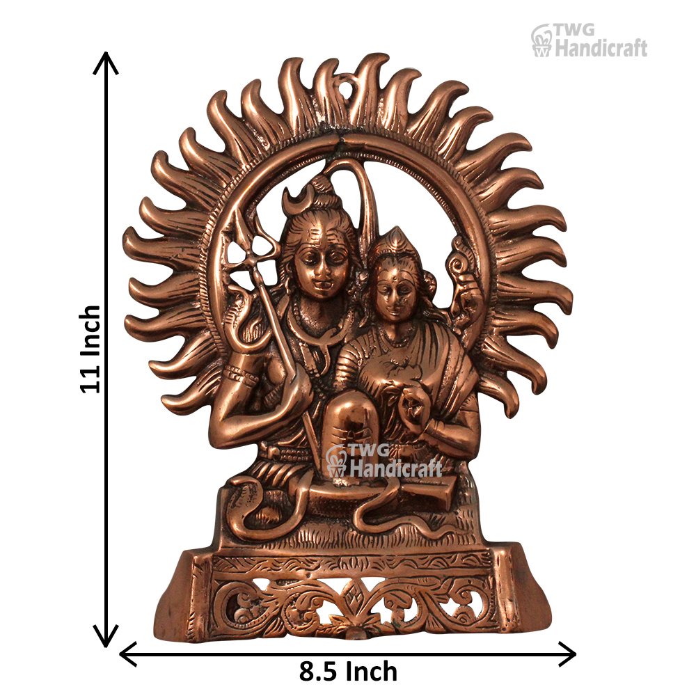 Religious Metal Statue Wholesalers in Delhi Shiv Parivar Metal Showpie