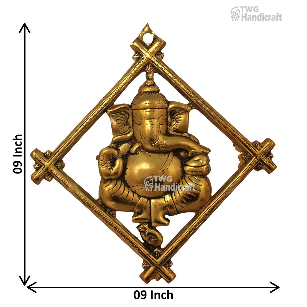 Manufacturer of Ganesha Metal Statue Multicolor Metal Ganesha Key Hang