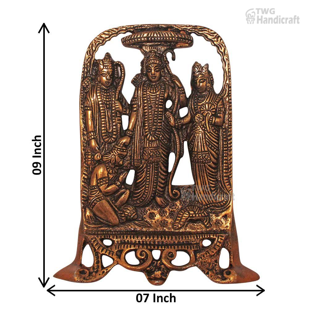 Religious Metal Statue Manufacturers in Delhi Ram Darbar Wall Hanging 