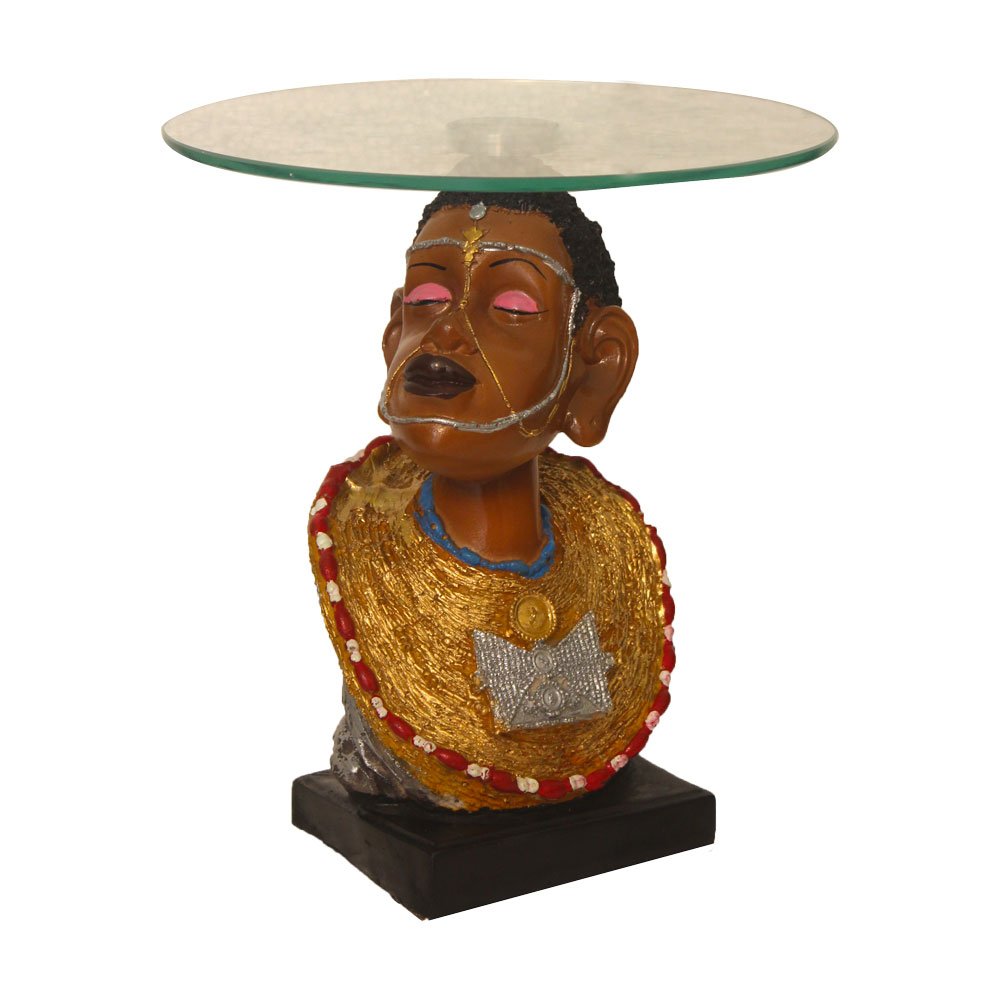 Decorative Nigro Lady Table Showpiece 10 Inch ( 25.5 cm )
