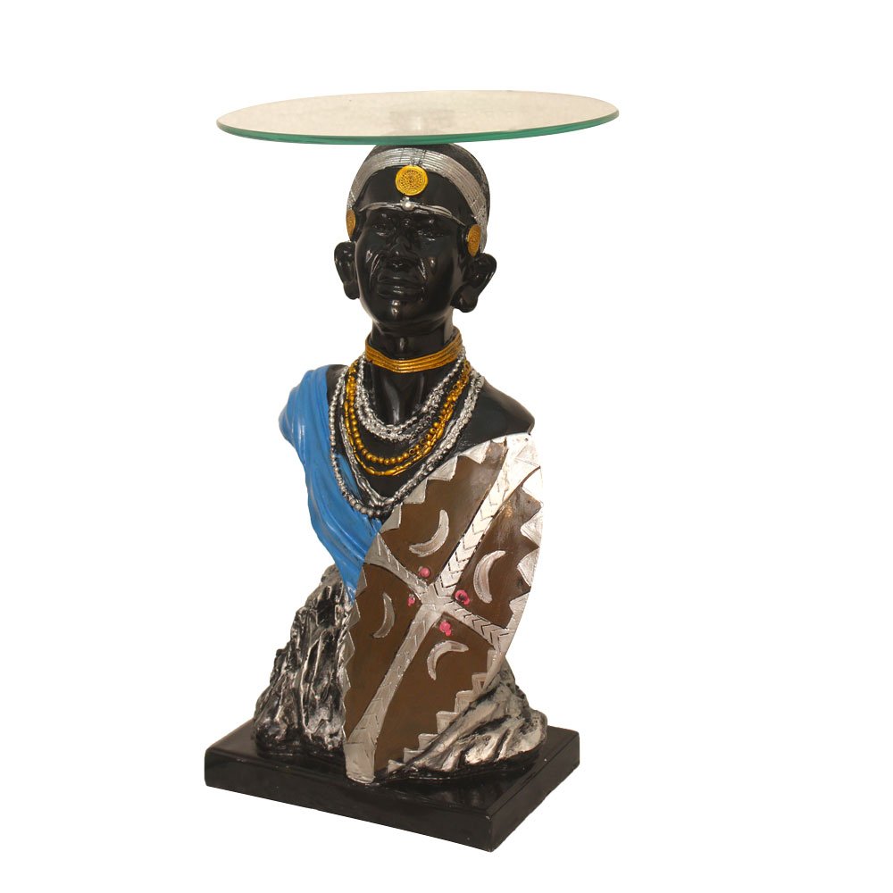Decorative Nigro Lady Table Showpiece 16 Inch ( 41 cm )