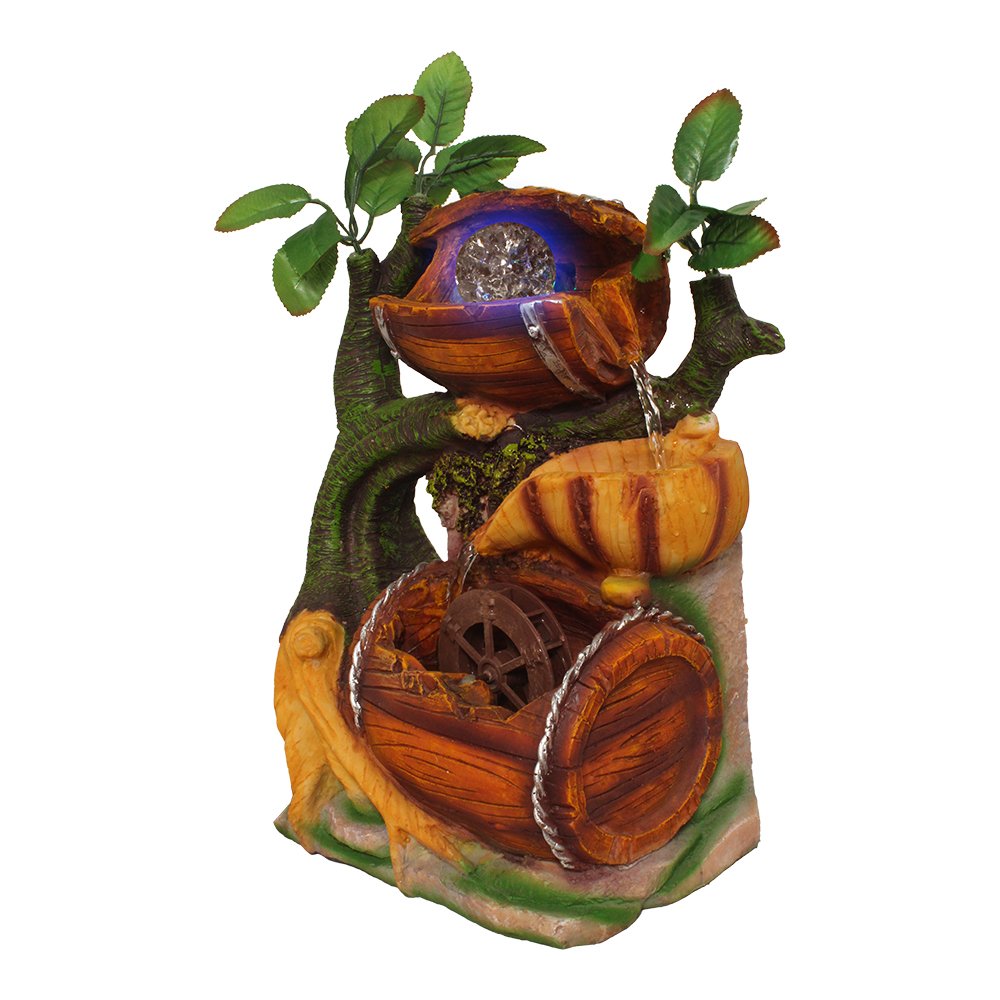Green Plant Decorative Indoor Fountain 15 Inch ( 38.5 cm )