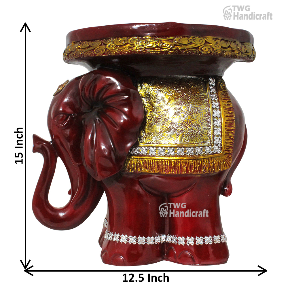 Corner Table Figurines Suppliers in Delhi | Elephant Corner Table