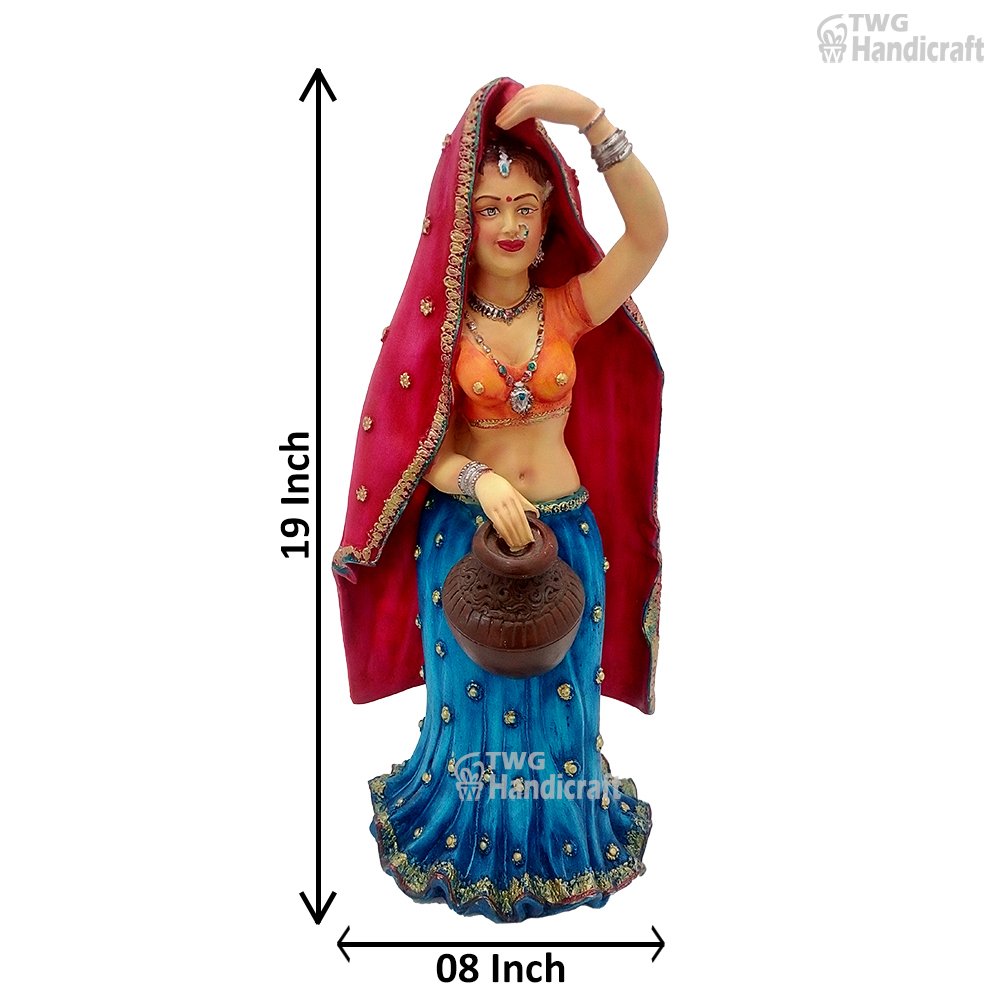 Rajasthani Statue Showpiece Manufacturers in India | Indian Traditional Art Figurines