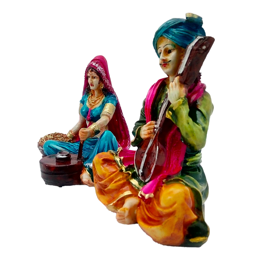 Handicraft Musical Rajasthani Statue Article 6 Inch
