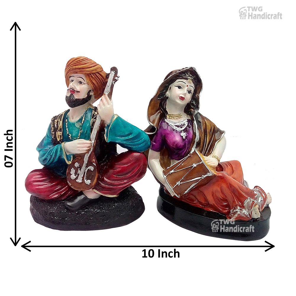 Rajasthani Statue Showpiece Manufacturers in Pune | Rajasthani Handicraft Figurines