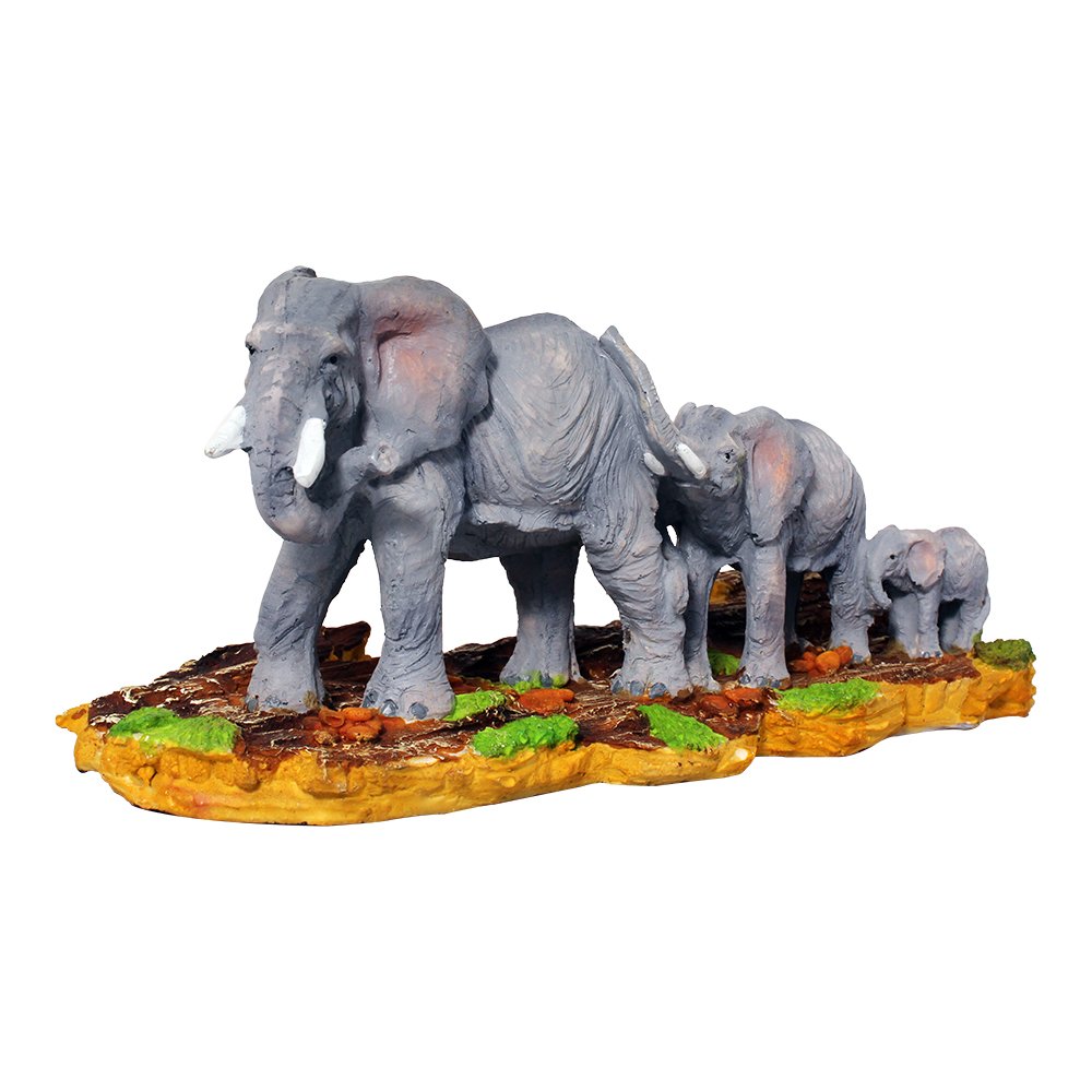 Elephant Family Statue Showpiece 5 Inch ( 13 cm )