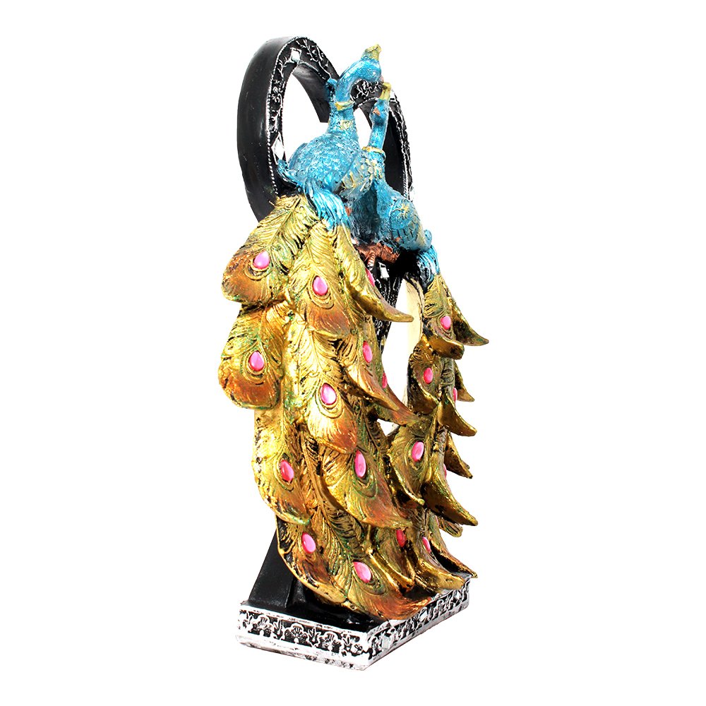 Pair of Peacock Statue 13 Inch ( 33.5 cm )