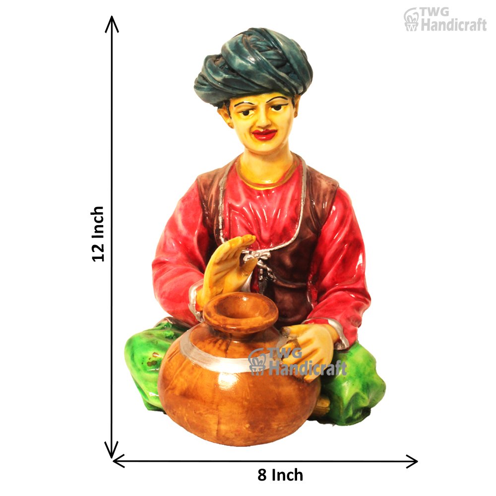 Rajasthani Statue Showpiece Wholesalers in Delhi | Indian Handicraft Statue Factory Rate