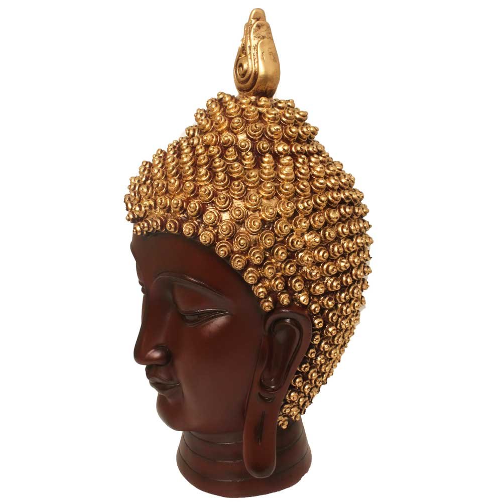 Lord Buddha Face Good Luck Gift 17 Inch ( 43.5 cm )