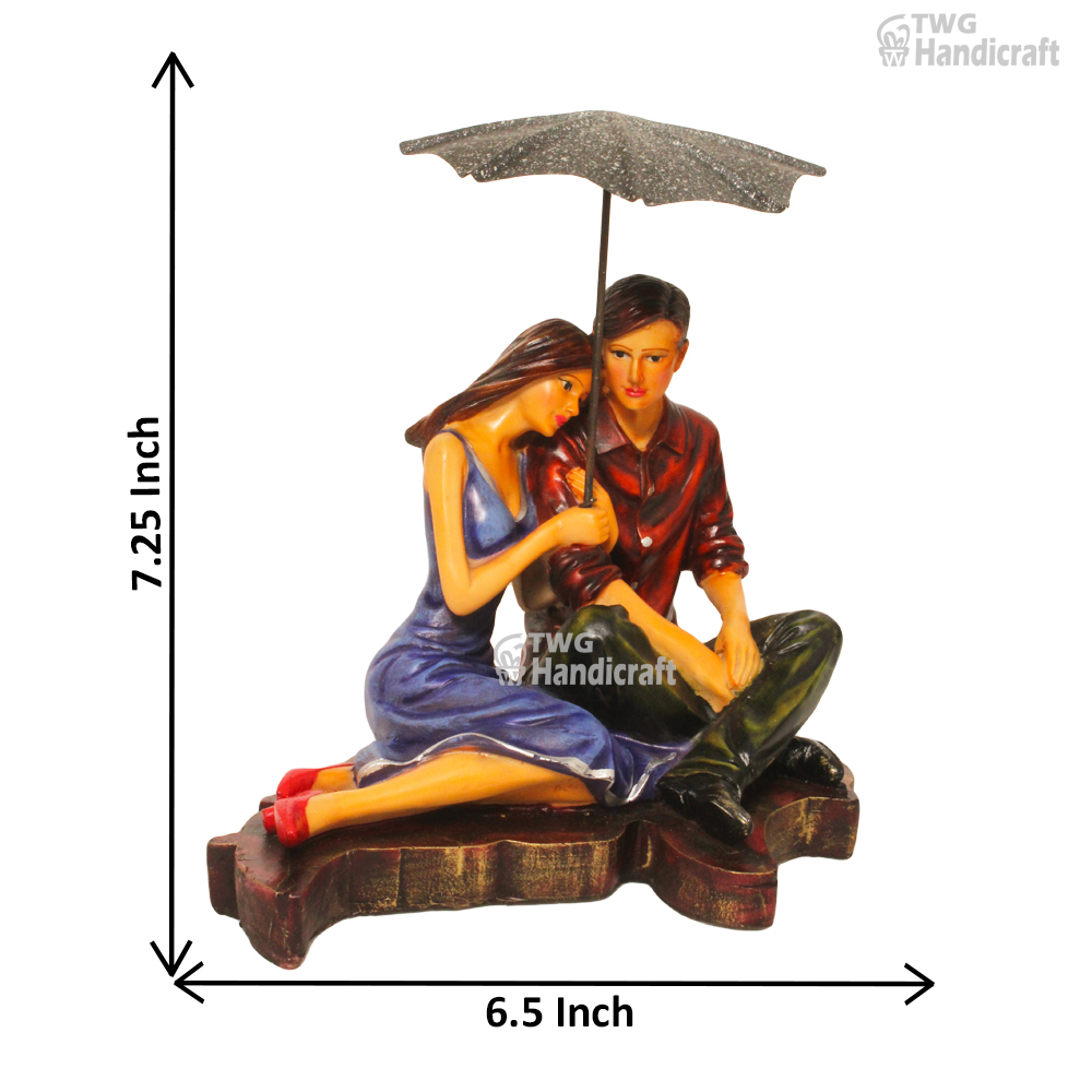 Couple Statue Manufacturers in Mumbai | Umbrella Couple Sculptures Factory