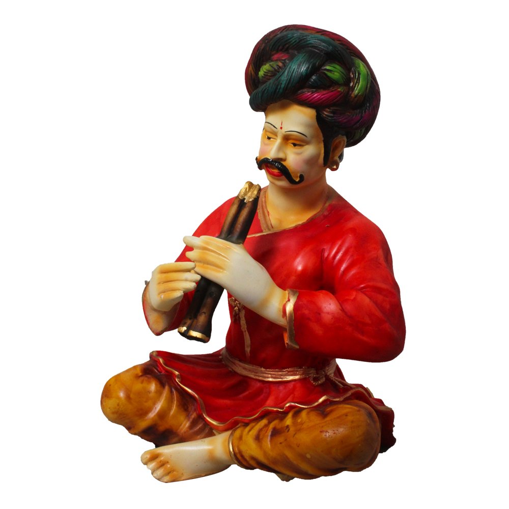 Rajasthani Man Culture Musical Showpiece 11.5 Inch ( 29.5 cm )