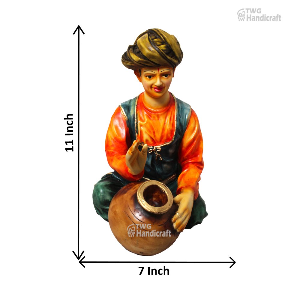 Rajasthani Cultural Statue Manufacturers in India | Indian Culture Scu