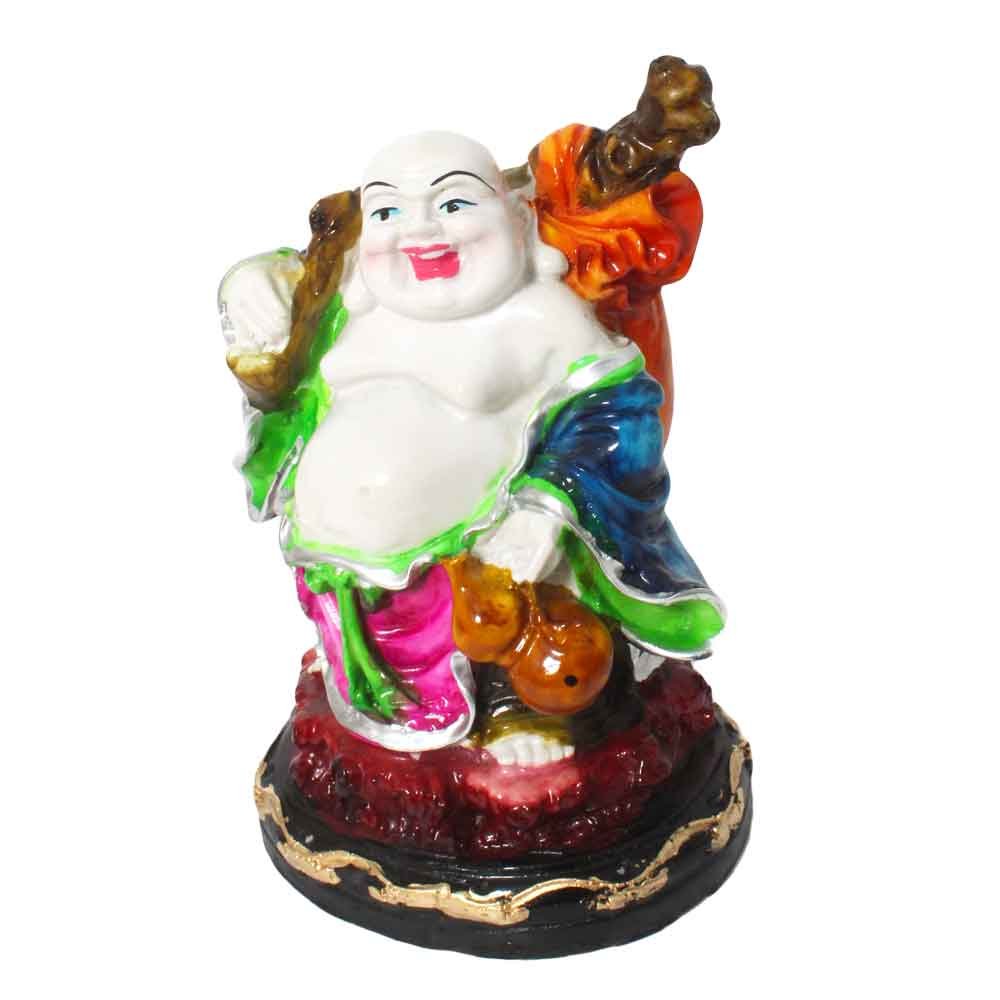 Laughing Buddha Decorative Sculpture 6.5 Inch ( 17 cm )