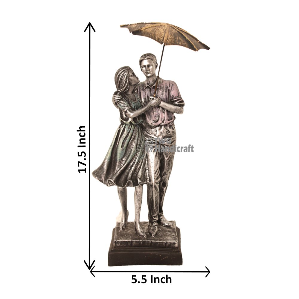 Couple Statue Manufacturers in Pune | Umbrella Couple Sculptures Factory