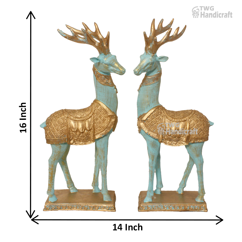 Manufacturer of Deer Sculpture | Deer Statue Showpiece Factory Rate