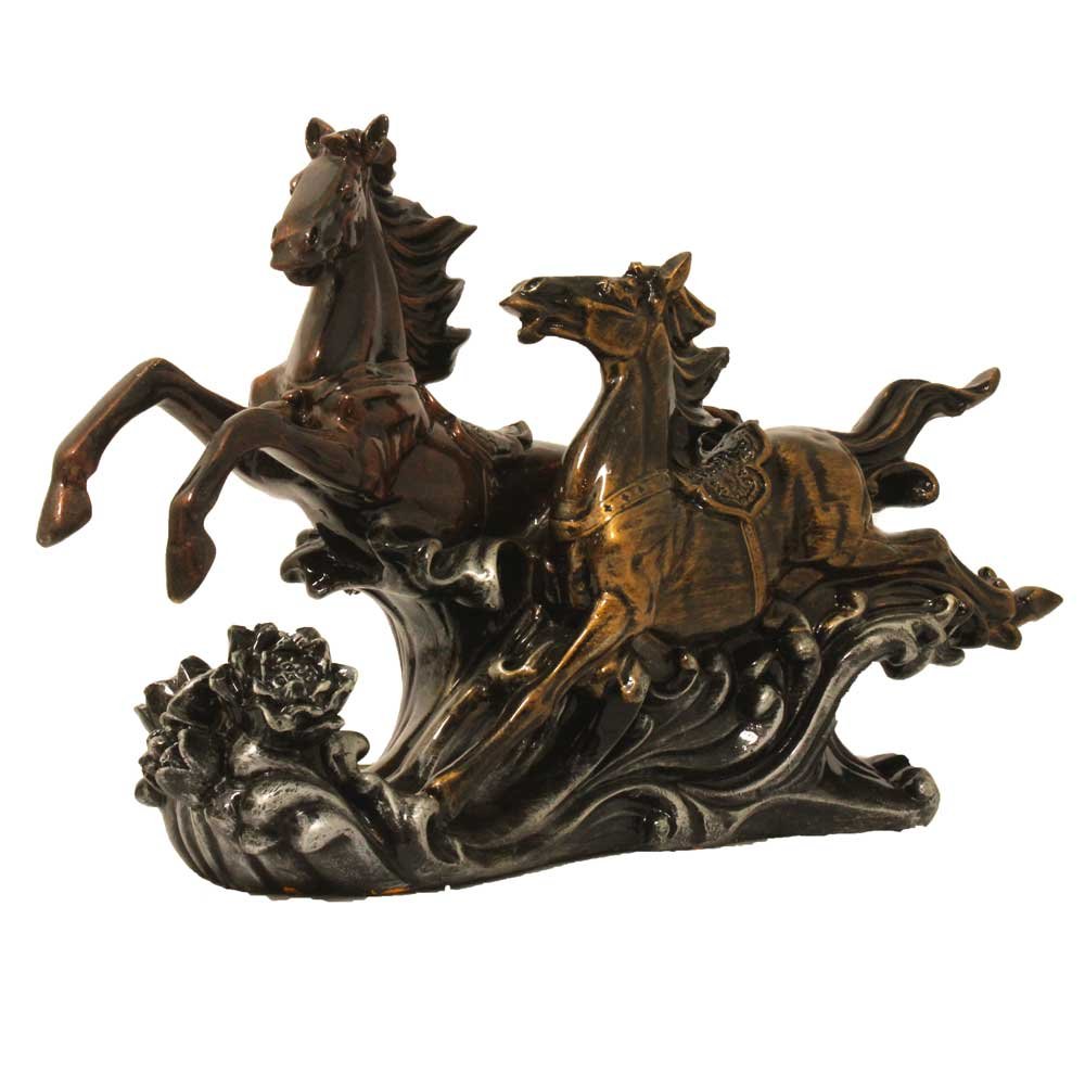 Handicraft Running Horse Statue 9.5 Inch ( 24.5 cm )