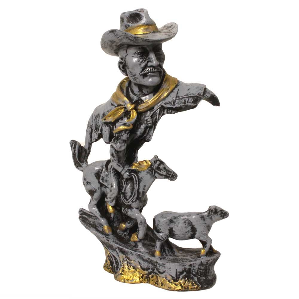 Hunter Horse Decorative Sculpture 9.5 Inch ( 24.5 cm )