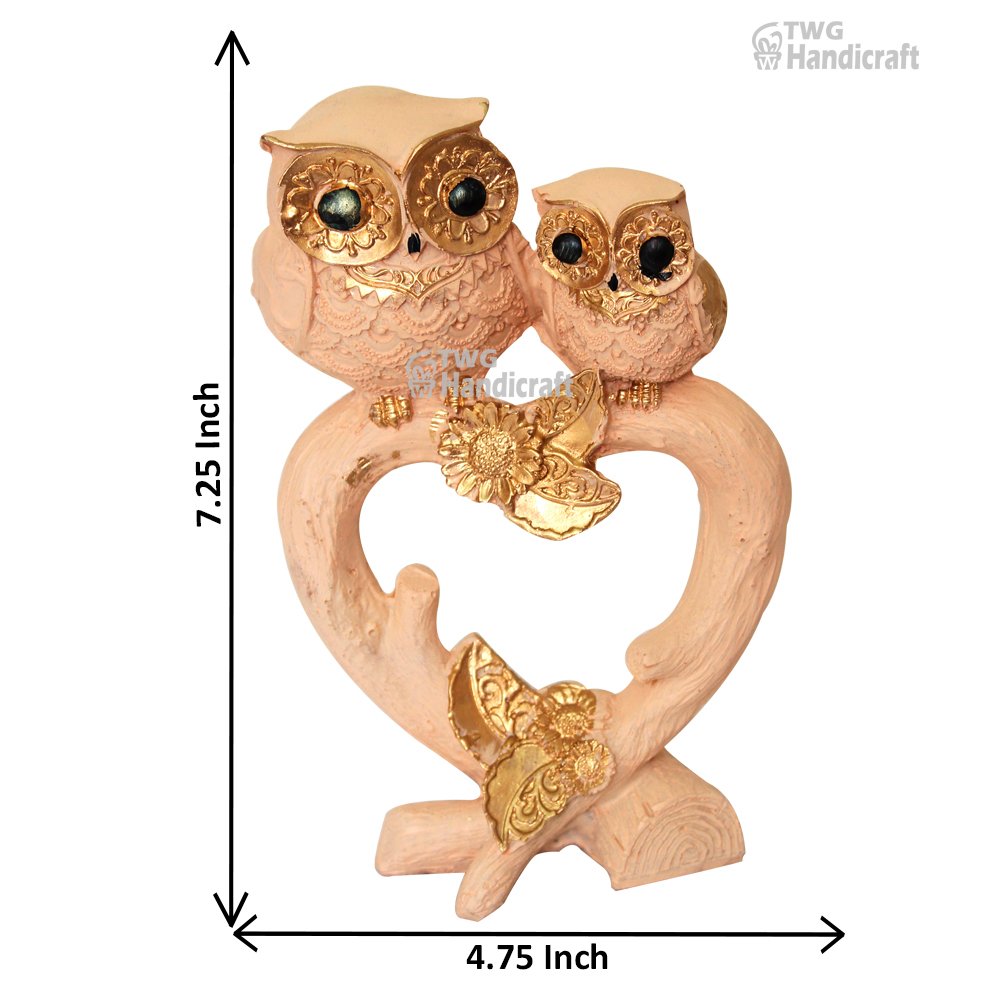 Manufacturer of Birds Sparrow Statue | Laxmi Cart Owl Figurine Statue 