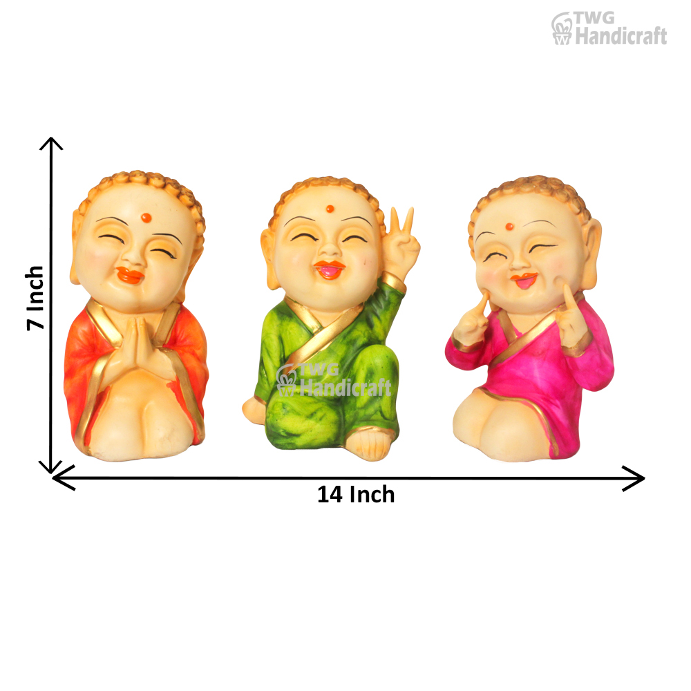 Baby Buddha Figurines Happy Monk Wholesale Supplier in India | Factory