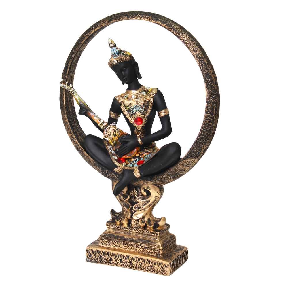 Artistic Musical Buddha Statue 14.75 Inch ( 37.5 cm )