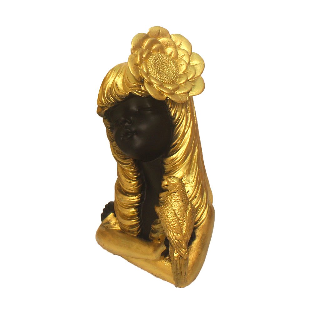 Home Decor Lady Statue Showpiece 9.5 Inch ( 24.5 cm )