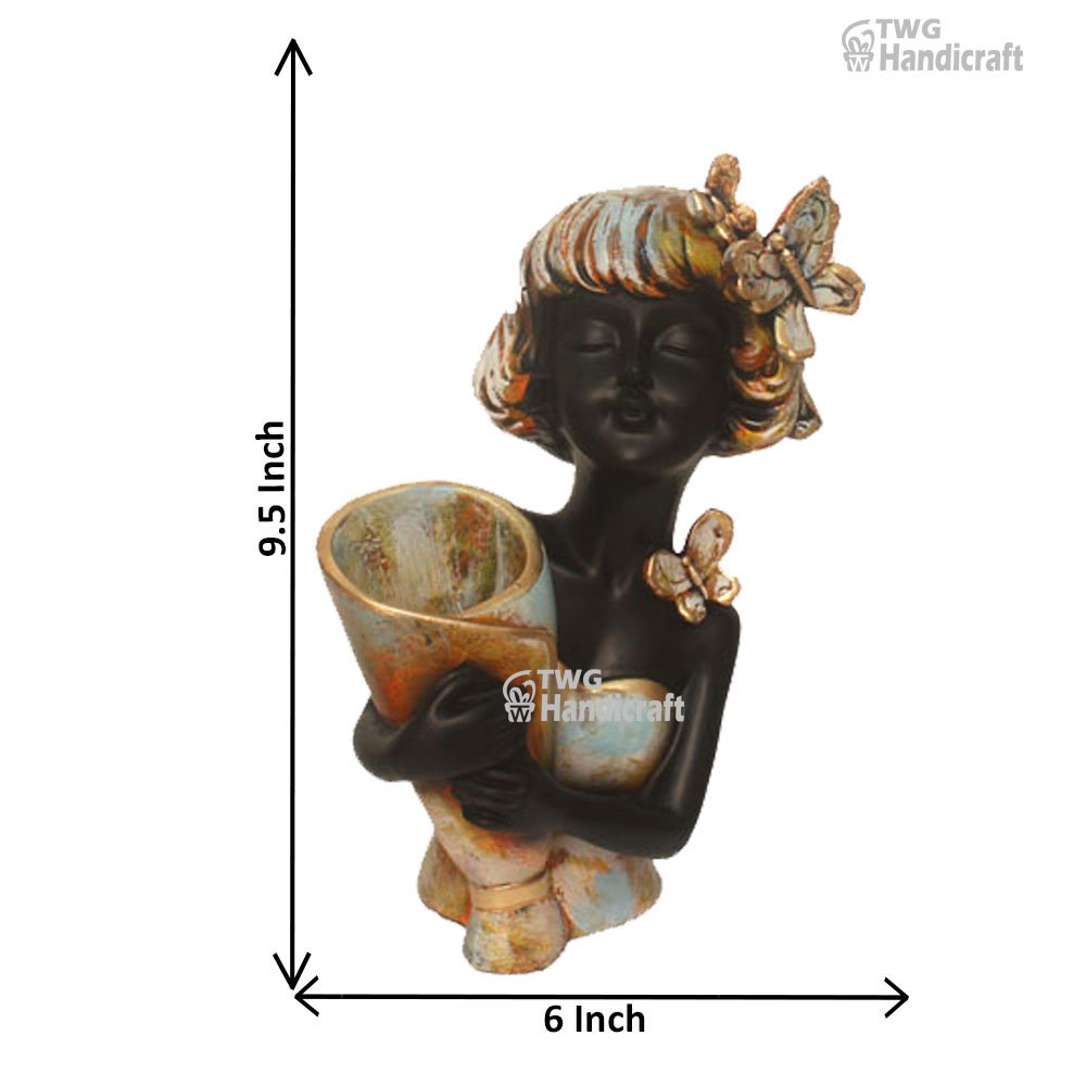 Exporters of Decorative Sculpture Girl showpiece Statue