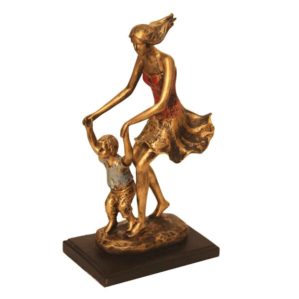 Mother Baby Statue Showpiece 11 Inch ( 28 cm )
