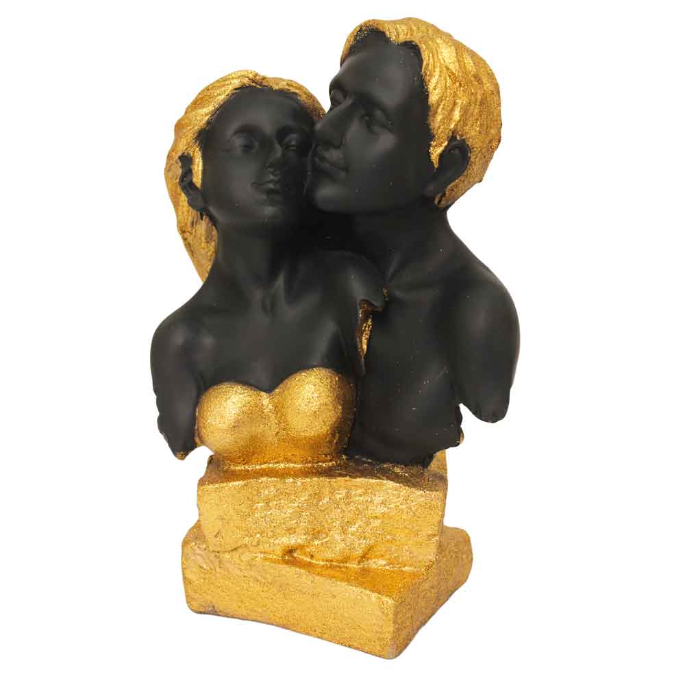 Modern Couple Face Look Statue Showpiece 10.5 Inch