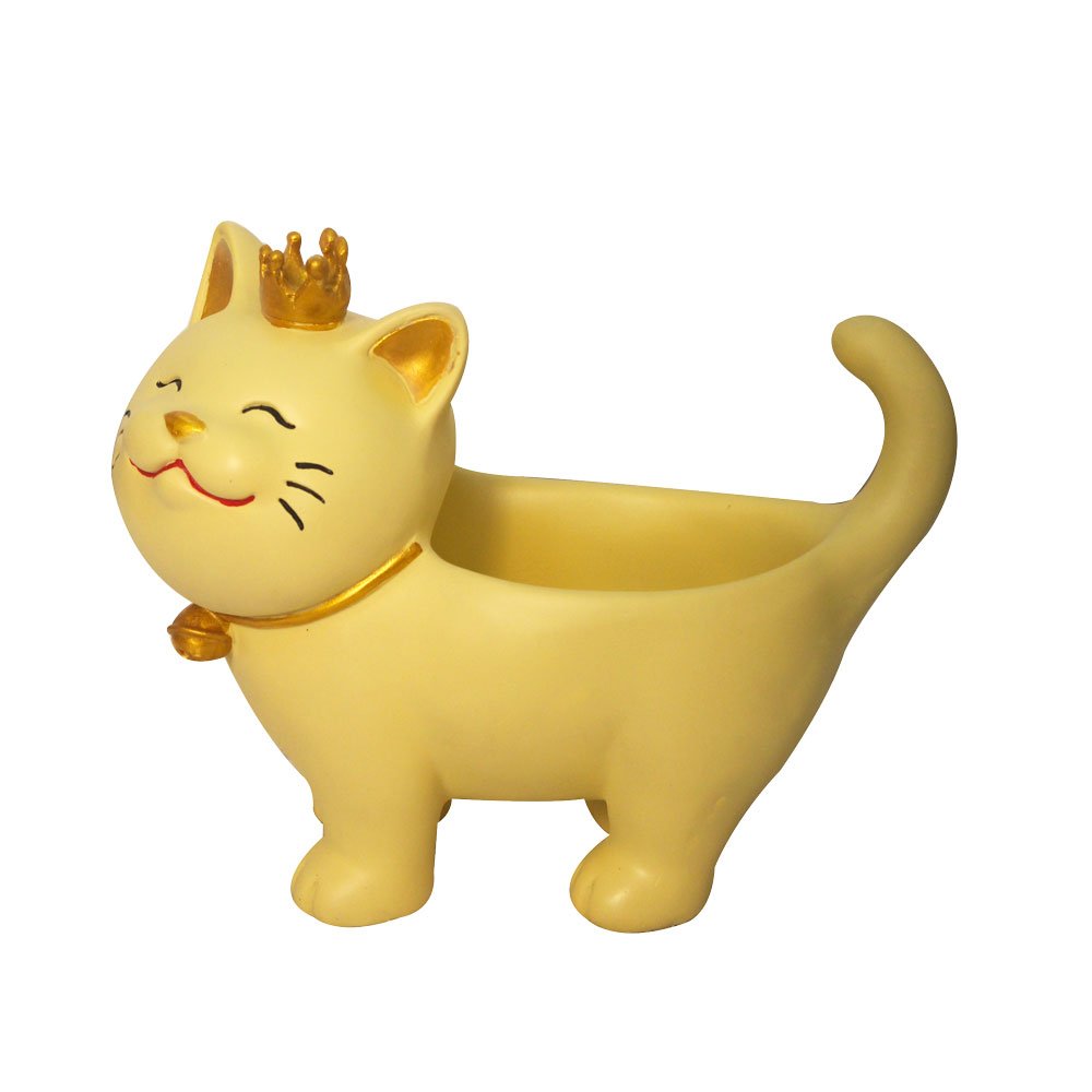 Home Decor Taj Cat Showpiece 8 Inch ( 20.5 cm )