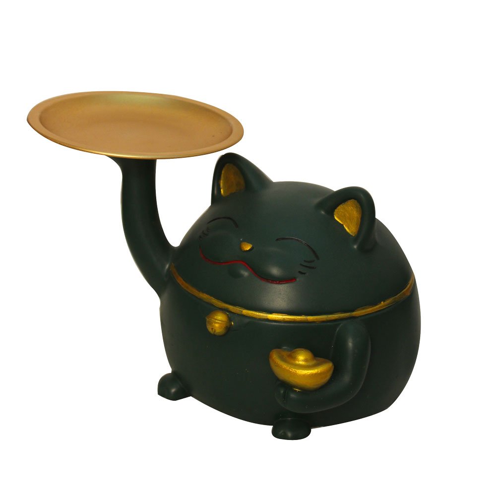 Home Decor Fatty Cat Statue 6 Inch ( 15.5 cm )