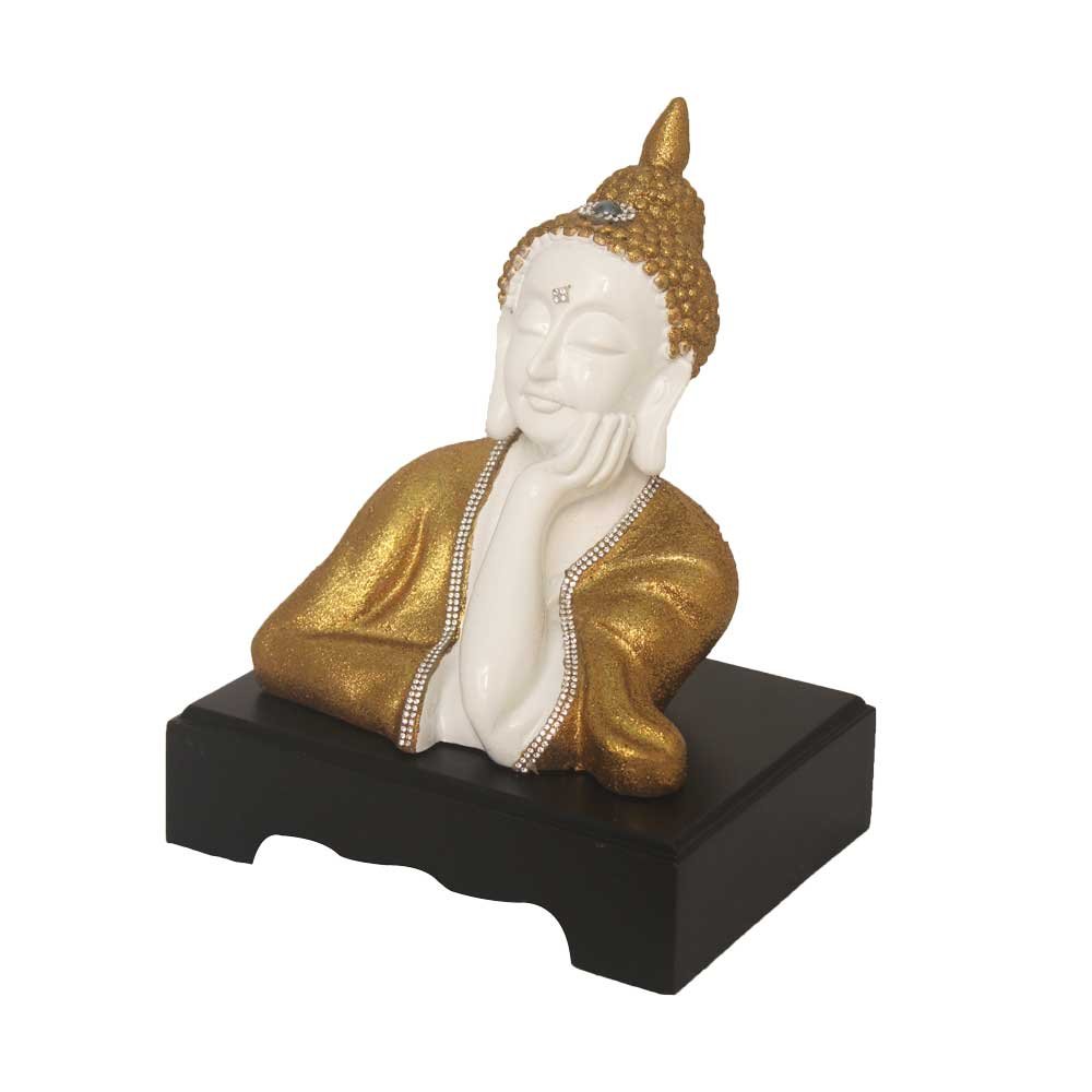 Hand Buddha Idol Showpiece 9.5 Inch ( 24.5 cm )